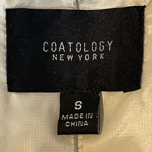 Coatology New York Women’s Small Vest Quilted Down Filled Packable Full Zip EUC - Picture 10 of 11